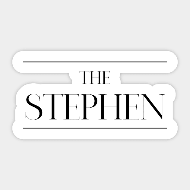 The Stephen ,Stephen Surname, Stephen Sticker by MeliEyhu